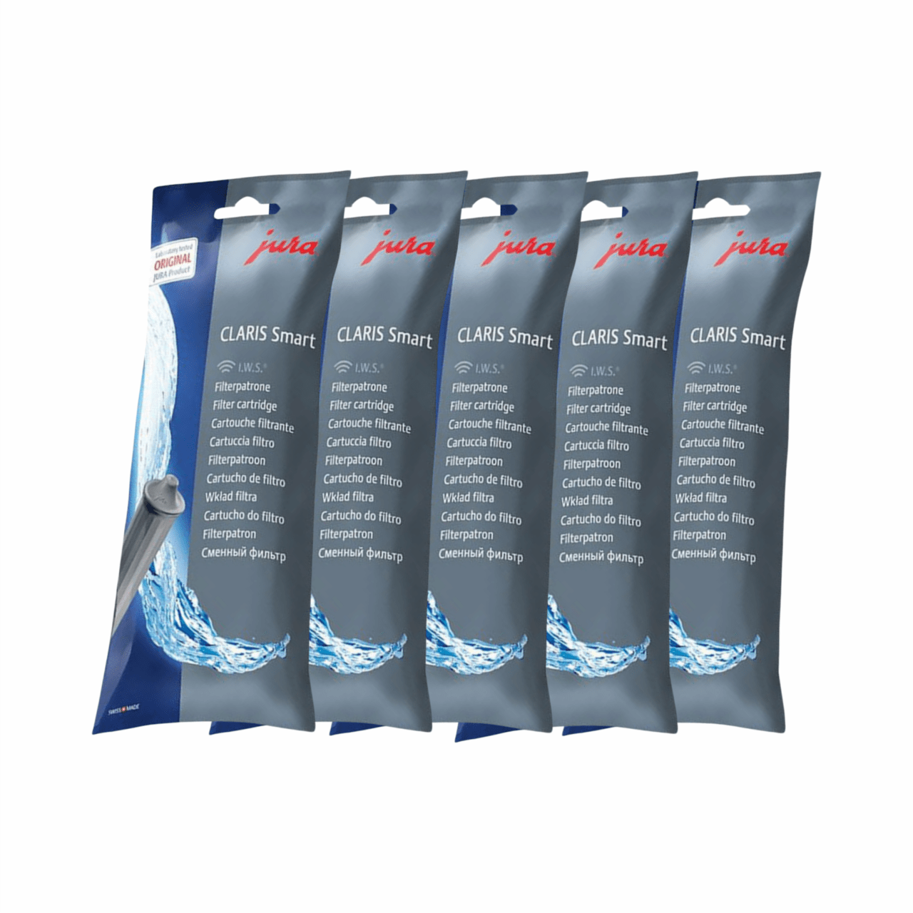 Jura CLARIS Smart + <br> Filter Cartridge (Pack of 5)