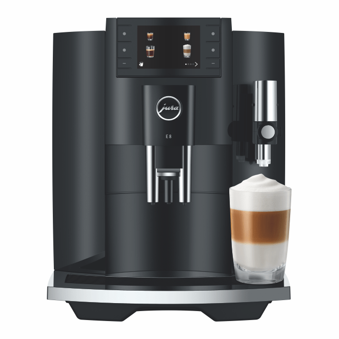 Jura E8 Automatic Bean To Cup <br> Coffee Machine Piano Black