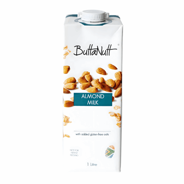 ButtaNutt Almond Milk 1L – Dairy-Free, Plant-Based Milk Alternative, Vegan, Halaal & Kosher Certified