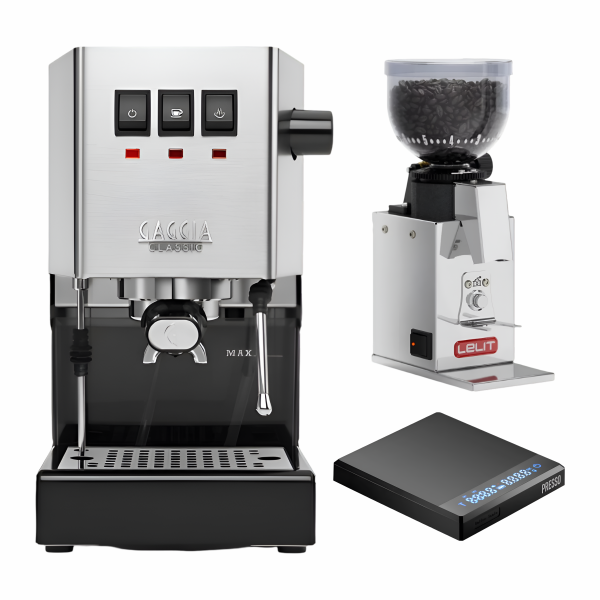 Gaggia Classic E24 Home Espresso Machine – Starter Kit