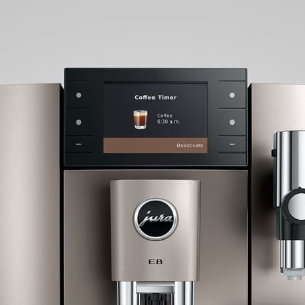 Jura E8 Automatic Bean To Cup <br> Coffee Machine Midnight Silver 2026 - Image 5