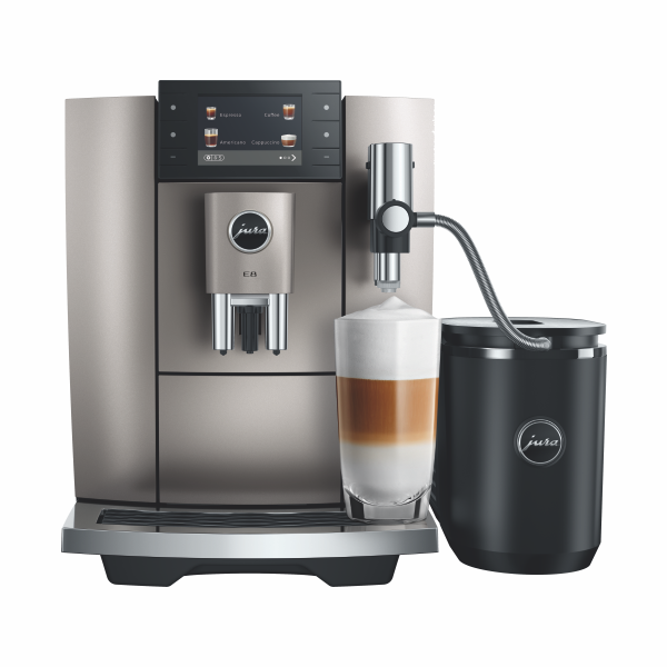 Jura E8 Automatic Bean To Cup <br> Coffee Machine Midnight Silver 2026 - Image 3