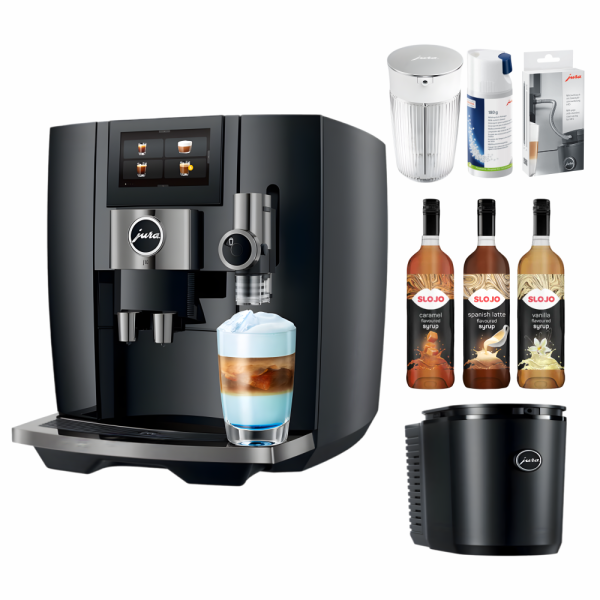 Jura J10 Winter Café Experience Bundle – Create Speciality Lattes at Home