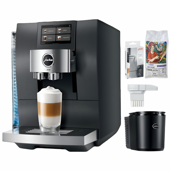 Jura Z10 Aluminium Black 2026 + Jura 1Lt Cool Control + Jura WiFi V2 + Jura HP3 Milk Pipe + 1Kg Arabica Coffee