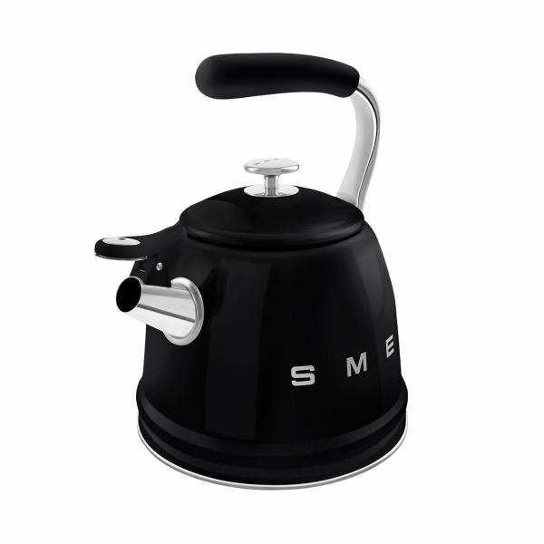 Smeg 2.3L whistling kettle black