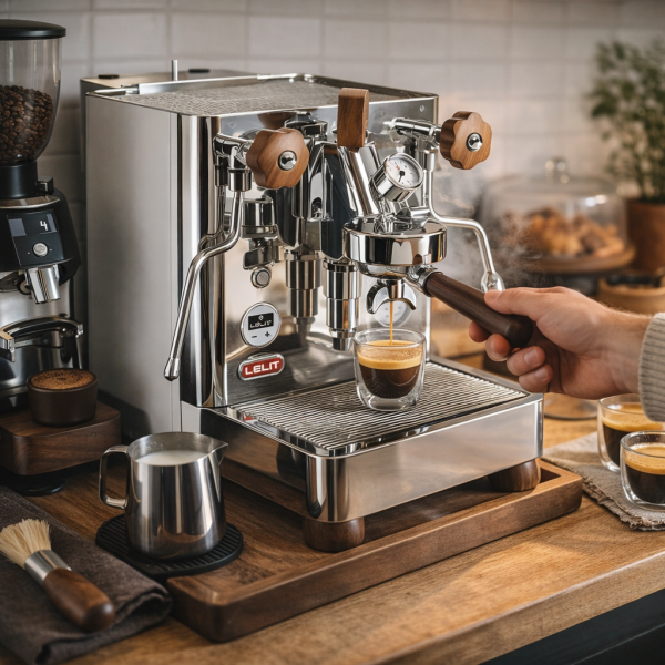 Lelit Bianca V3 Dual Boiler Espresso Machine with Flow Control – Stainless Steel - Image 2
