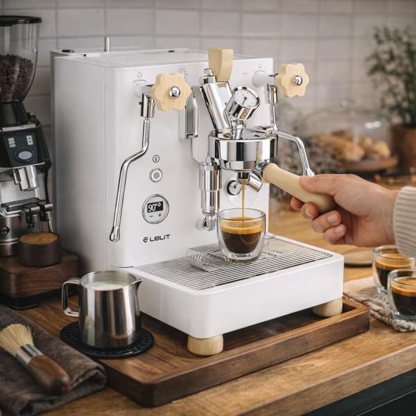 Lelit Bianca V3 Dual Boiler Espresso Machine with Flow Control – White - Image 2