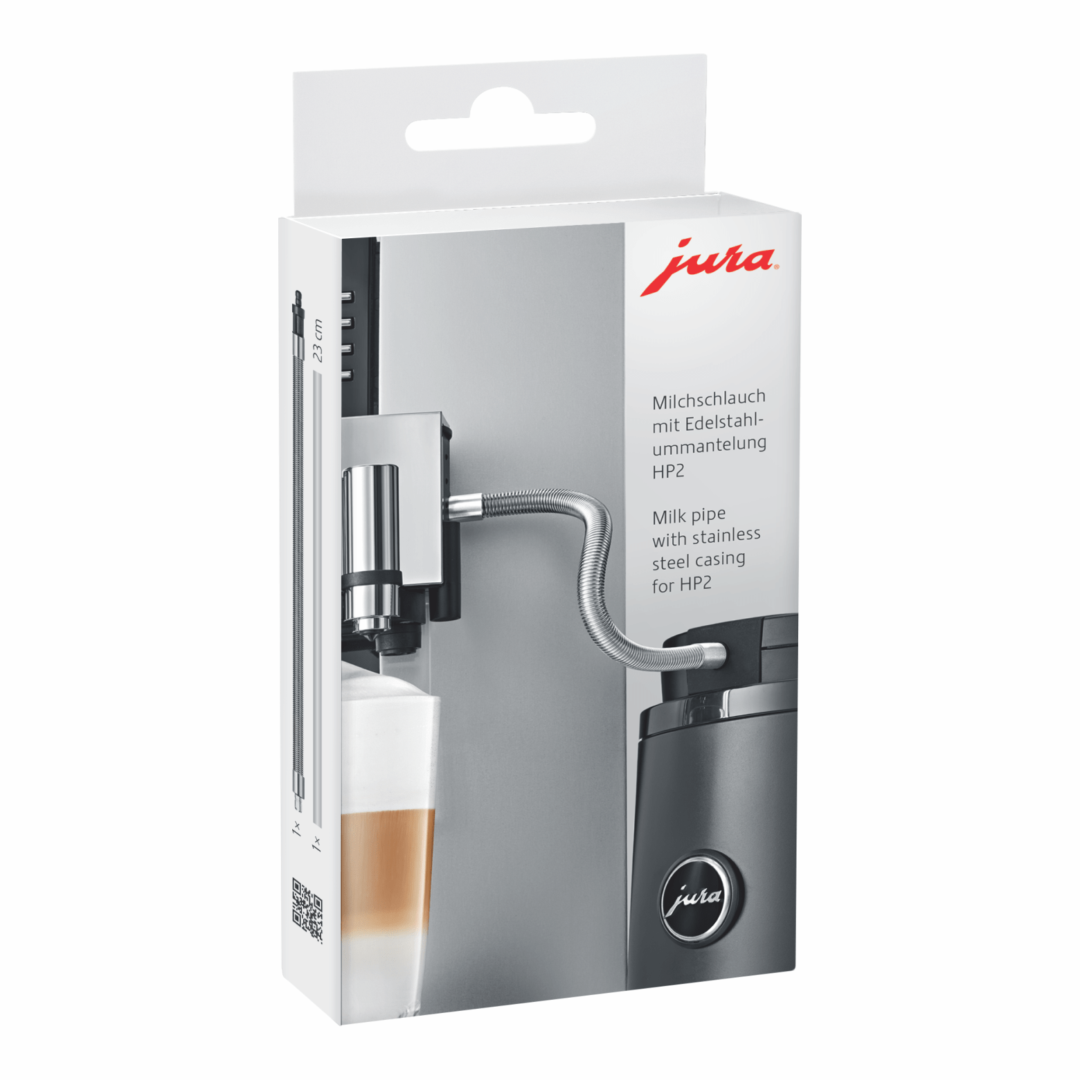Jura Glass Milk Container <br>& Stainless Steel Milk Pipe - Image 3