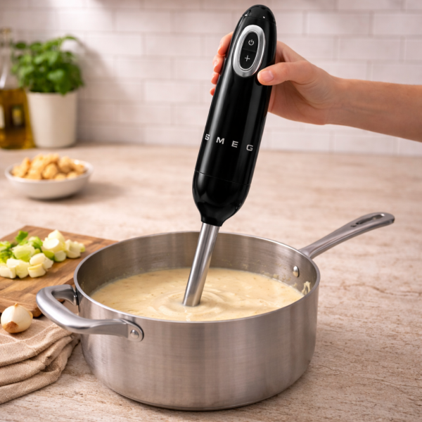 Smeg Hand Blender Black | Retro Stick Blender South Africa - Image 2