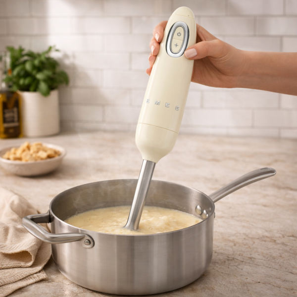 Smeg Hand Blender Cream | Retro Stick Blender South Africa - Image 2