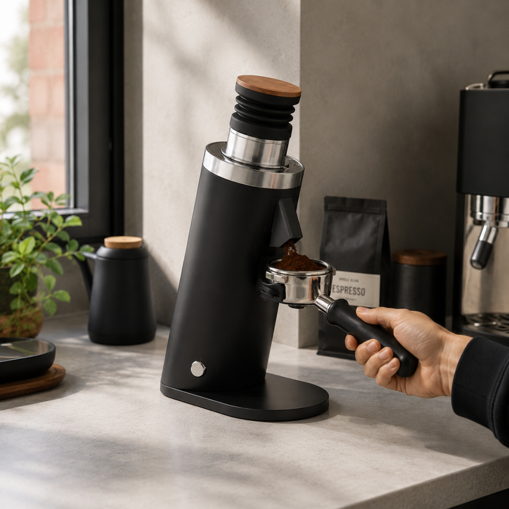 Presso DF64 V3 Single Dose Coffee Grinder 64mm Flat Burr, Stepless Espresso Grinder - Image 2