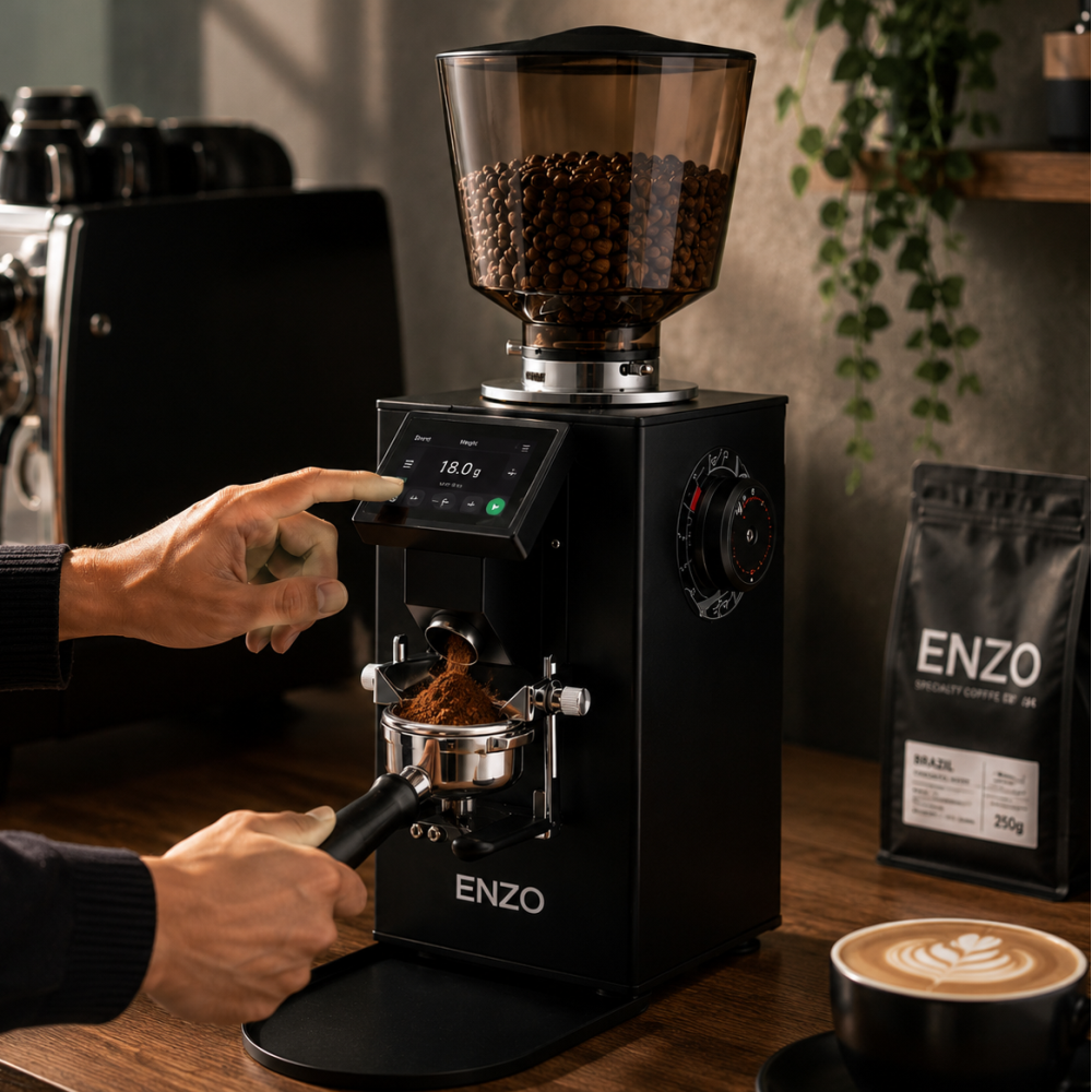Presso W64 Grind by Weight 64mm burr Espresso Coffee Grinder - Image 2
