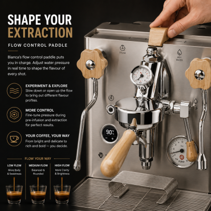Lelit Bianca V3 Flow Control Paddle for Espresso Extraction