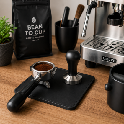 Espresso Tamping Mat Square for portafilter tamping