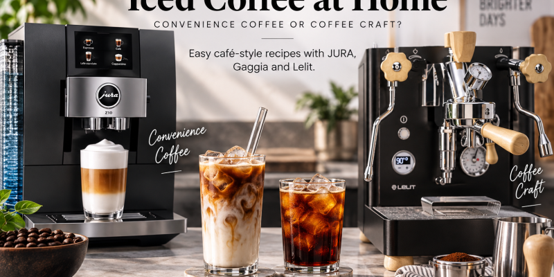 How to make iced coffee at home with JURA and Lelit coffee machines